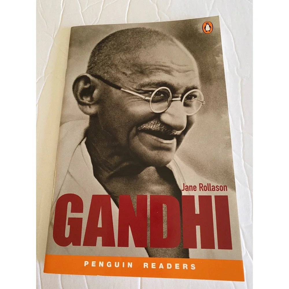 Set of 8 Gandhi books lot readers 2nd grade Penguin readers level 2